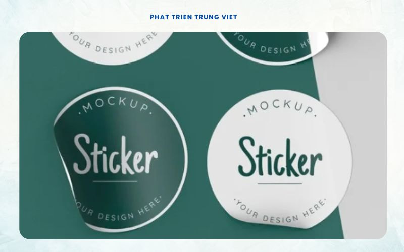 Sticker bằng decal nhựa PP (Polypropylene)